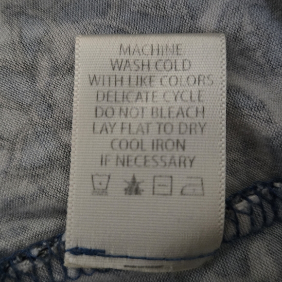 Max Studio Blue & White Boho Floral Halter Top Size Medium - Picture 8 of 10